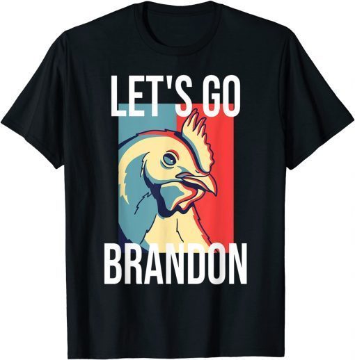 T-Shirt Joe Biden Let's Go Brandon Biden Conservative Anti Liberal US Flag