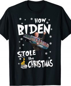 2021 How Biden Stole The Christmas Biden Club T-Shirt