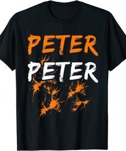 Official Mens Couples Halloween Costume Shirt Peter Pumpkin Eater T-Shirt