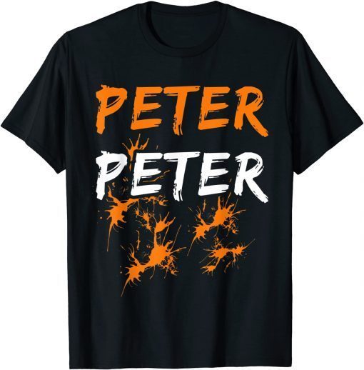 Official Mens Couples Halloween Costume Shirt Peter Pumpkin Eater T-Shirt