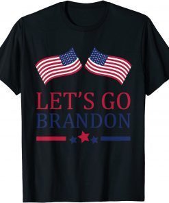 Let's Go Brandon American Flag Impeach Biden Anti Liberal Gift T-Shirt