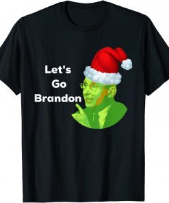Funny Let's Go Brandon Fauci Naughty Elf Pro USA Anti Joe Biden T-Shirt