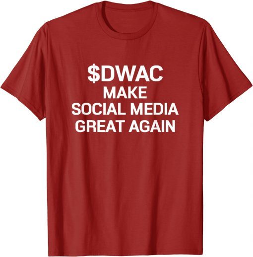 Make Social Great Again Trump SPAC DWAC Unisex Shirts