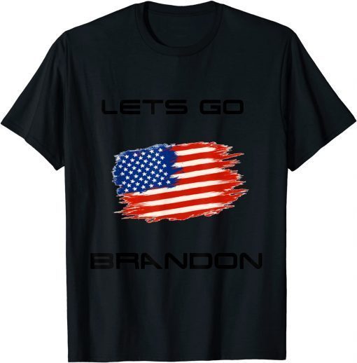 2021 Lets Go Brandon American Flag Unisex T-Shirt