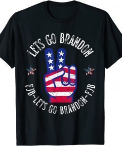 2021 Lets Go Brandon Let's Go Brandon Us Flag Colors Men Women T-Shirt