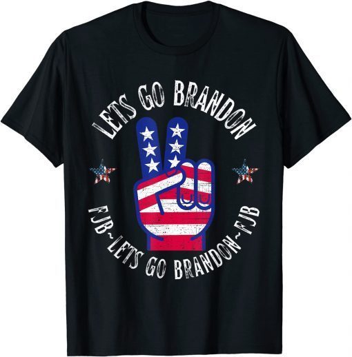 2021 Lets Go Brandon Let's Go Brandon Us Flag Colors Men Women T-Shirt