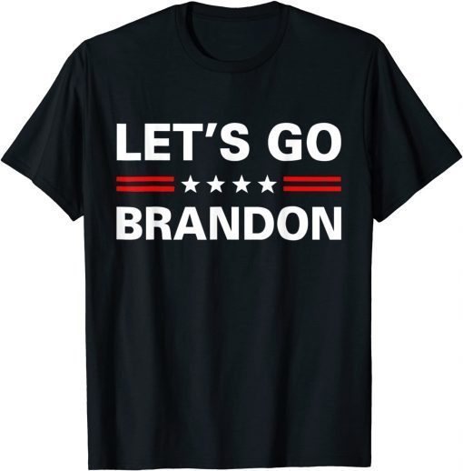 2021 Let’s Go Brandon Conservative US Flag FJB Gift T-Shirt