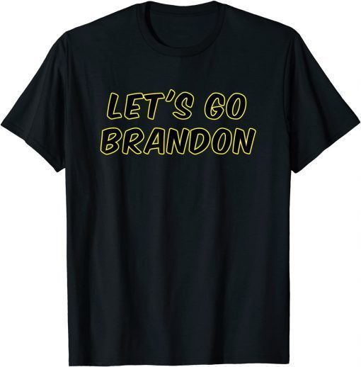 Let's Go Brandon Conservative Anti Liberal US Flag T-Shirt