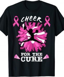 Classic Cheer for The Cure Breast Cancer Awareness Month Cheerleader T-Shirt