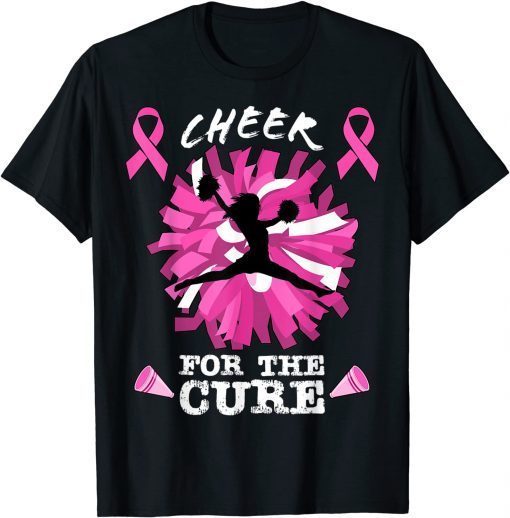Classic Cheer for The Cure Breast Cancer Awareness Month Cheerleader T-Shirt