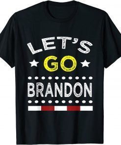 FJB Lets Go Brandon Shirt US Flag Shirt Conservative Shirt T-Shirt