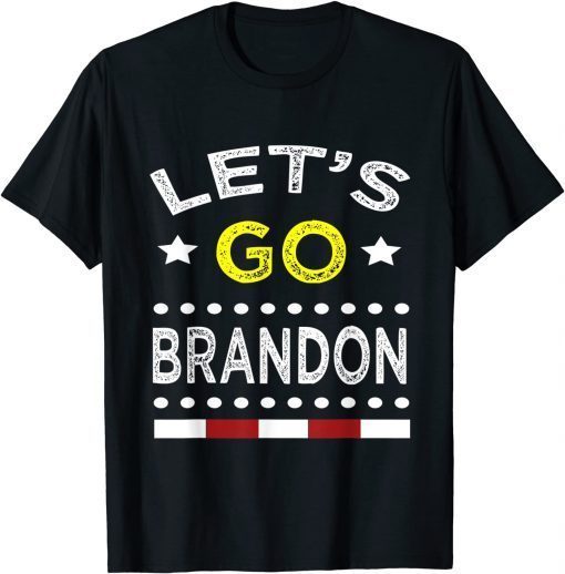 FJB Lets Go Brandon Shirt US Flag Shirt Conservative Shirt T-Shirt