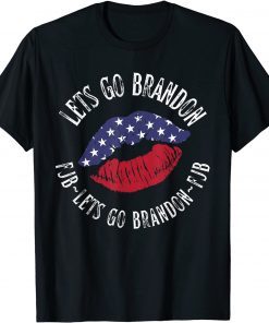 Impeach 46 Lets Go Brandon Let's Go Brandon Us Flag Colors Men Women Classic T-Shirt
