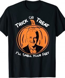 T-Shirt Happy Halloween Christmas Joe Biden Pumpkin Funny Costume