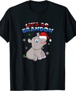 Let's Go Brandon Elephant Christmas T-Shirt