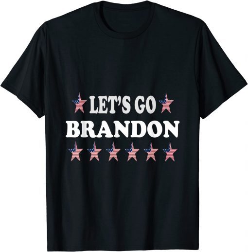 Official Let’s Go Brandon Tee Conservative AntiLiberal US Flag desig T-Shirt