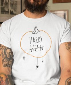 Official Harryween Pumpkin Happy Halloween Tee Shirts