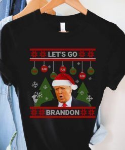 T-Shirt Let's Go Brandon Christmas Sweater Gift