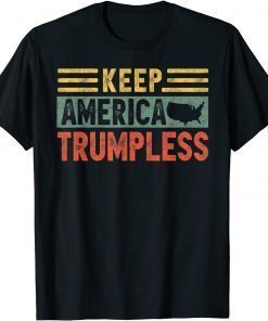 Official Keep America Trumpless American Eagle Funny Saying Vintage T-Shirt