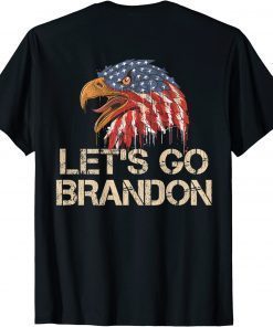 Official Let's Go Brandon Tee Conservative Anti Liberal (on back) T-Shirt