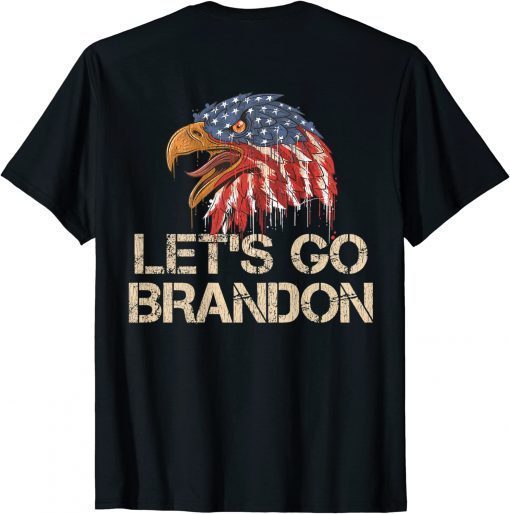 Official Let's Go Brandon Tee Conservative Anti Liberal (on back) T-Shirt