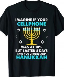Official Hanukkah Gifts Cellphone Chanukkah Gifts for Mens T-Shirt
