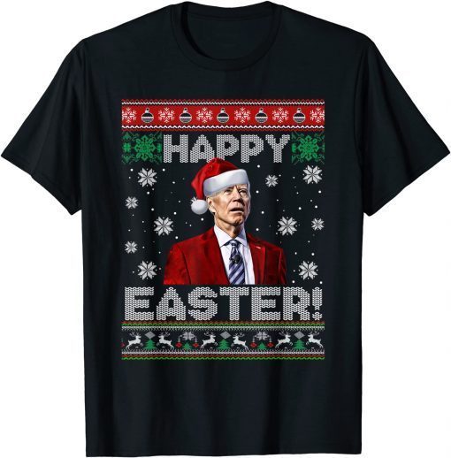 T-Shirt Joe Biden Happy Easter Ugly Christmas Sweater