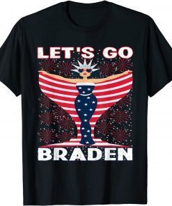 Let's Go Braden Funny Trendy Sarcastic Messy Sunglasses Unisex T-Shirt
