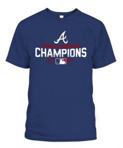 Official Atlanta Braves 2021 World Series Champions Navy Shirt