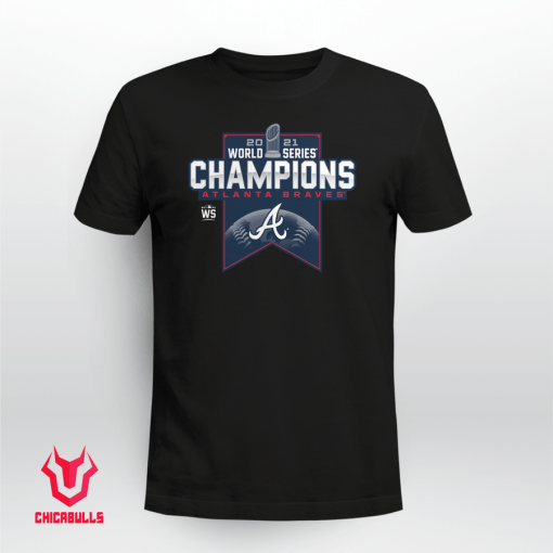 OFFICIAL BRAVES 2021 WORLD SERIES CHAMPIONS T-SHIRT