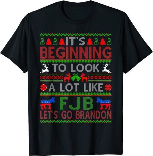 T-Shirt It’s Beginning To Look A Lot Like Let’s Go Branson Brandon 2022