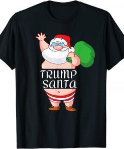 Trump Santa Elf Matching Family Group Christmas Party Pajama Gift 2022 T-Shirt