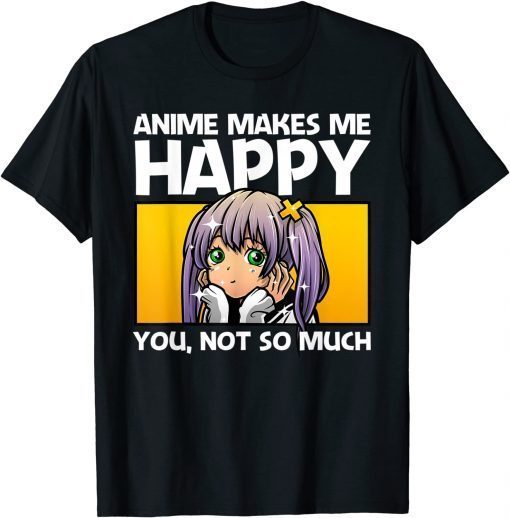 T-Shirt Anime Art For Women Teen Girls Men Anime Merch Anime Lovers