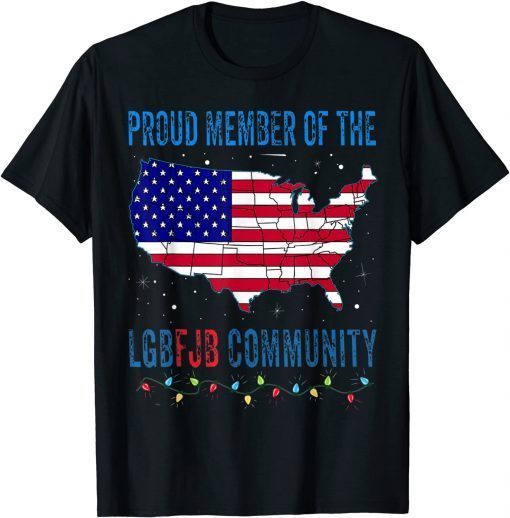 Funny LGBFJB Proud member of the LGBFJB Community, Xmas T-Shirt