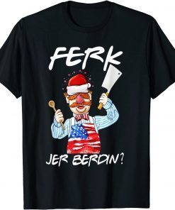 T-Shirt Chef Ferk Jer Berdin Vintage American Flag