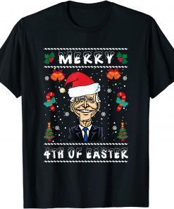 Santa Biden Happy Easter Ugly Christmas Sweater Unisex Tee Shirts