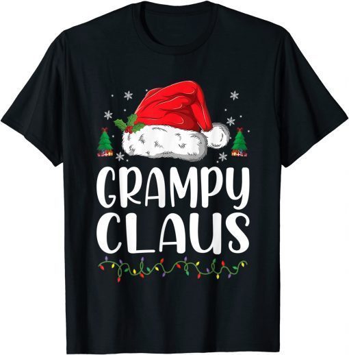 Grampy Claus Shirt Christmas Pajama Family Matching Xmas Funny T-Shirt