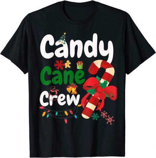 2021 Old Fashioned Candy Cane Crew Christmas Cookies T-Shirt