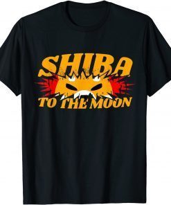 Classic Shiba To the Moon Shiba Inu Coin Crypto Currency Vintage T-Shirt