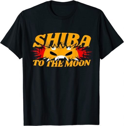 Classic Shiba To the Moon Shiba Inu Coin Crypto Currency Vintage T-Shirt