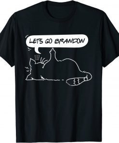 Funny Let's Go Brandon Chant Funny Cat Vintage Shirts