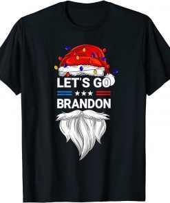 Classic Let's go Brandon Santa Matching Family Christmas Pajamas T-Shirt