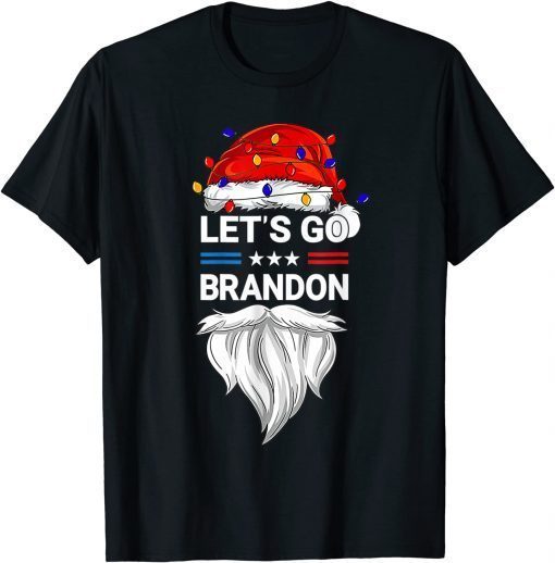 Classic Let's go Brandon Santa Matching Family Christmas Pajamas T-Shirt