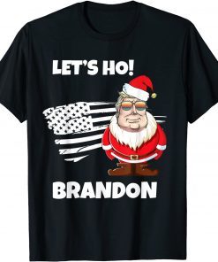 Christmas Let's Go Brandon Santa Claus Xmas Unisex T-Shirt