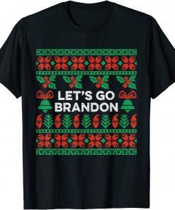 Classic Let's Go Brandon Ugly Christmas Anti Biden Pro America Xmas Shirt