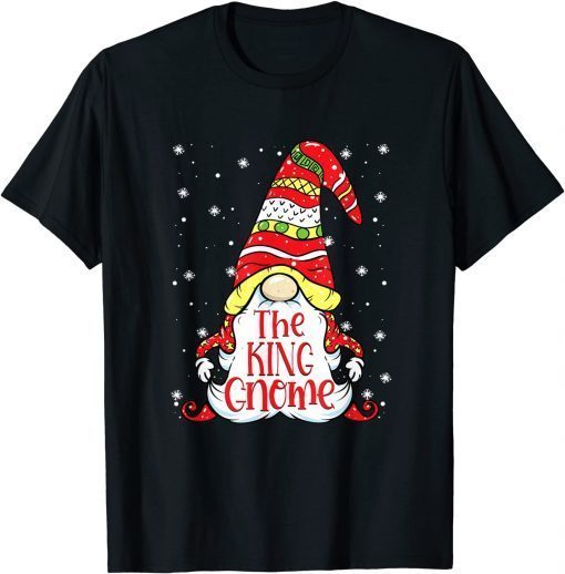 T-Shirt King Gnome Family Matching Christmas Funny Gift Pajama