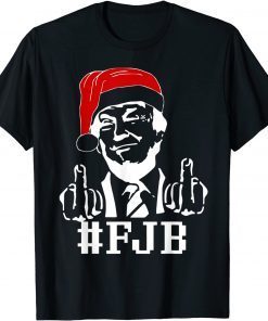 T-Shirt Let's Go Brandon, Funny Christmas Costume, Trump Santa