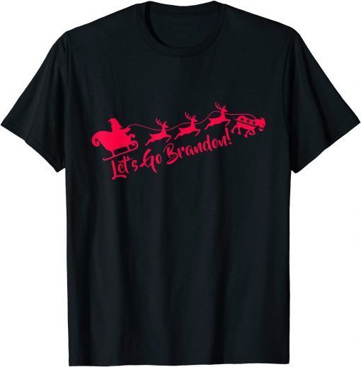 Let's go Brandon with Christmas Santa ,Happy Christmas Classic T-Shirt
