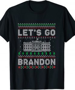 Let's Go Brandon Trump Ugly Christmas Sweater Unisex T-Shirt