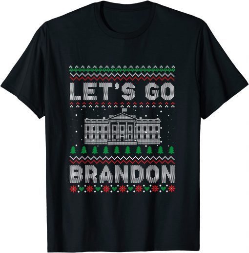 Let's Go Brandon Trump Ugly Christmas Sweater Unisex T-Shirt
